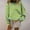 *Green, variant on ClodeEU Women's Long Sleeve T Shirts,Basic Crewneck Striped Tunic Blouses Tops Hot Pink,Womens Plus S