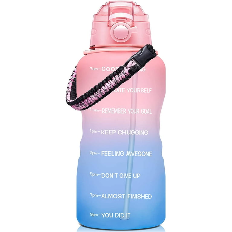 Water Bottle, 1 Gallon Fitness Sports Water Bottle With Time