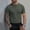 #Army Green, variant on DPTALR Men's Solid Color Casual Henley Neck Half Button Short Sleeve Shirt,Army Green, XL