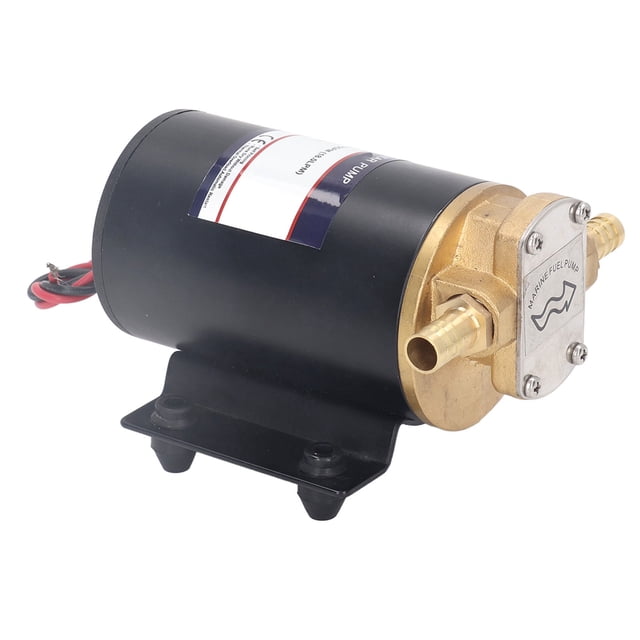 Self Priming Gear Pump Brass Valve Rubber Base Electric Vane Pump for Ship RV Agriculture