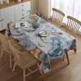 thumbnail image 2 of Rectangle Table Cover Christmas Winter Gingerbread Man Table Cloth,Decor Washable Table Cloths for Picnic Gathering Halloween Fall Thanksgiving Christmas, 2 of 5