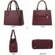 thumbnail image 3 of Bolso CHICAROUSAL Monederos y bolsos de cuero burdeos, 3 of 7