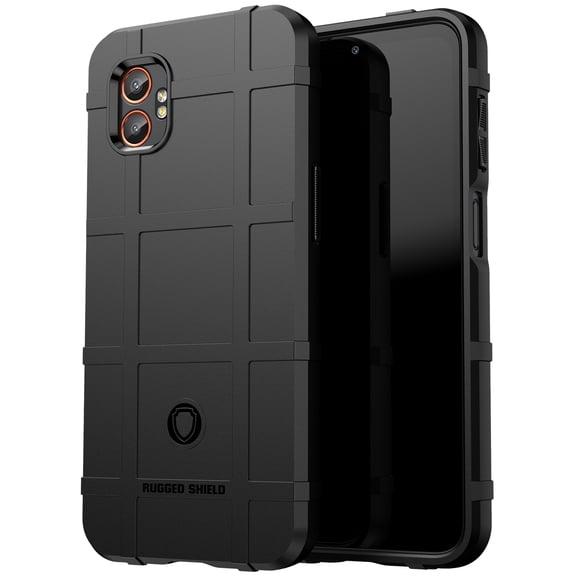 Case for Galaxy XCover 7 Pro, Nakedcellphone Rugged Shield Protective Cover [Anti-Fingerprint, Matte Grip Texture] for Samsung XCover7 Pro Phone (2025, SM-G766) - Matte Black