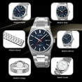 thumbnail image 6 of SKMEI Watch for Men Stainless Steel Waterproof Business Dress Analog Quartz Men's Watch Date Luxury Casual Wrist Watch, 6 of 6