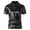 Black, variant on Xunlbb Mens Shirts Short Sleeve T Shirts, Men's Solid Color V-Neck Sports Short-Sleeved Top Shirt on Clearance, Black S
