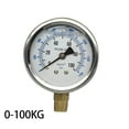 thumbnail image 3 of Pour YN-60 Manomètre Résistant aux Tremblements Manomètre à Huile Manomètre Hydraulique 0-70KG, 3 of 9