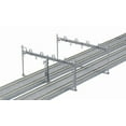 thumbnail image 2 of Kato N Scale UniTrack Train Track Four Track Catenary Poles Straight 10-Pack, 2 of 2