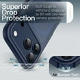 thumbnail image 3 of JETech Magnetic Case for iPhone 17 Pro 6.3-Inch Compatible with MagSafe Phone Cover (Dark Blue), 3 of 6