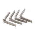 thumbnail image 4 of 4 Pcs Shelf Bracket Triangular Support Shelf Support Furniture Wall Mount Bracket L Shaped Stainless Steel Fixed Connector, 4 of 6