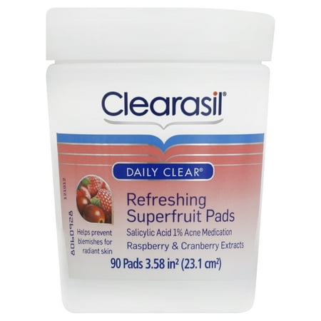 superfruit clearasil refreshing pads count clear daily