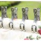 thumbnail image 2 of UBIUO Beach Towel Clips Clamps Stainless Steel 10 Pack 4.3 Inch Large Heavy Duty Metal Clothespins Peg Jumbo Size, Windproof Clips Clothes Pin Hanger, 2 of 4