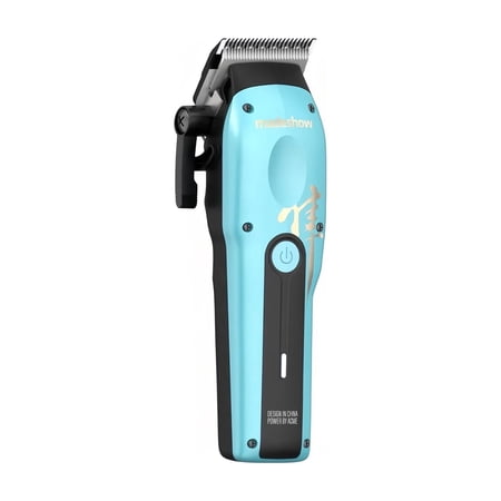 MADESHOW M15 Rechargeable Hair Trimmer Kit 6 Combs LCD Battery Indicator Cordless Hair Clipper LCD Display Rechargeable, Professional Barber Hair Clipper for Men's Haircuts