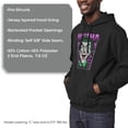 thumbnail image 5 of Men's Batman Joker Ha Ha Frame Pull Over Hoodie Black X Large, 5 of 6