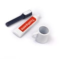 thumbnail image 2 of lionlar Dolls House Bathroom Toothbrush Toothpaste Rinse Cup Set Accessories Decoration White, 2 of 8