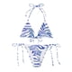 thumbnail image 4 of Moda mujer Split traje de baño mostrar cintura Sexy Bikini Floral Fridja  nalpqowj21035, 4 of 9