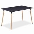 thumbnail image 1 of Mesa Rectangular Comedor Minimalista Estilo Nordico Moderna negro 6.49 pulg Pido Todo SO-MM1-01, 1 of 6