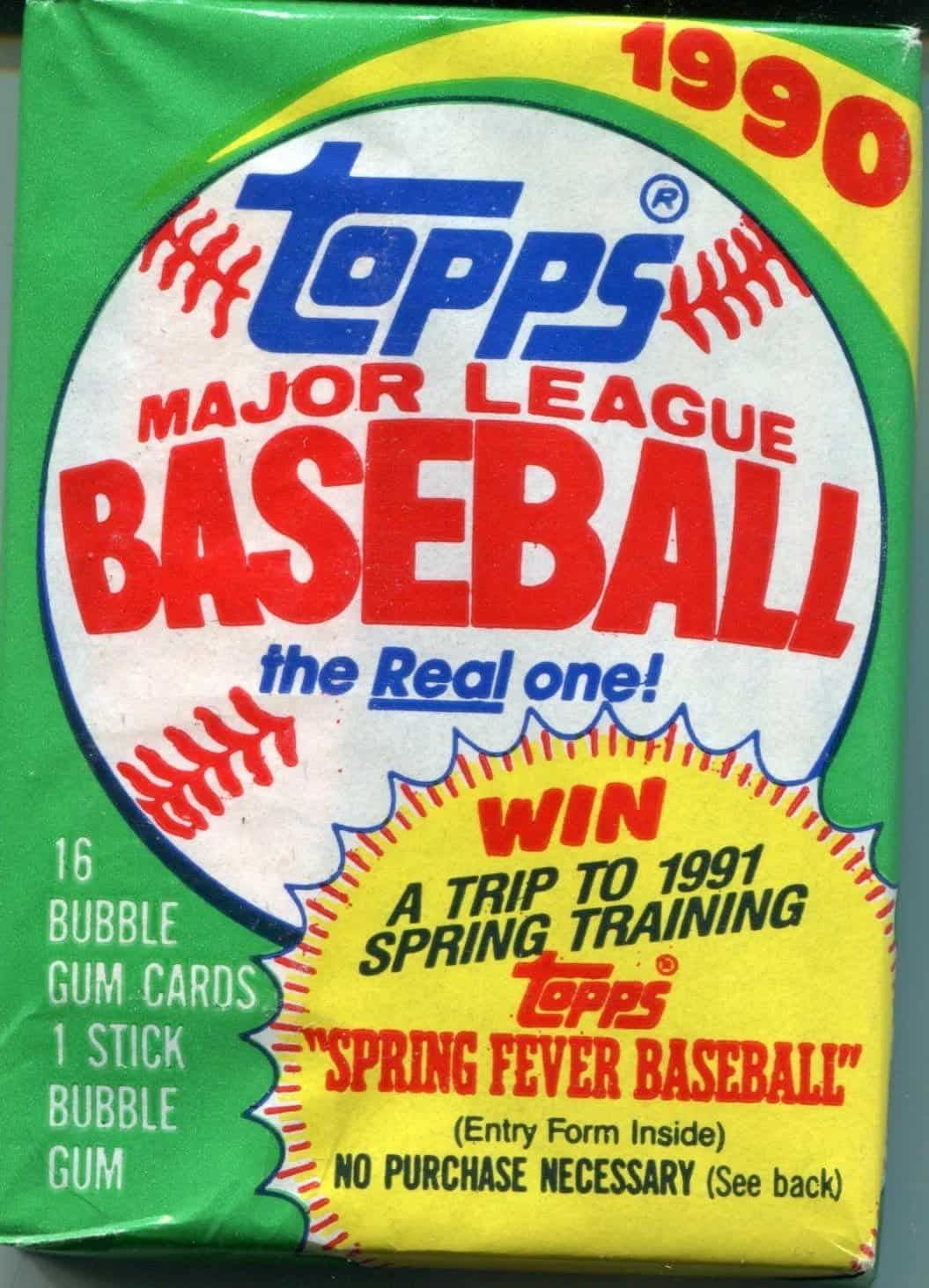 1990 Topps Baseball Wax Packs Lot of Three 3 Possible Frank 