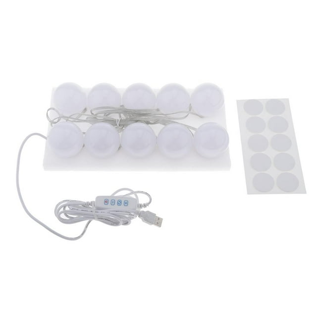 LED Vanity Lights Makeup Mirror Lighting Bulbs for Bedroom 3 Colors