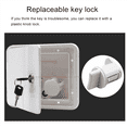 thumbnail image 3 of 3X RV Water Filler Square Hatch Water Box with Key Screw RV Trailer Caravan Accessories, 3 of 7