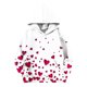 thumbnail image 5 of Sudadera con capucha para niña, para el Día de San Valentín, con estampado de color, de manga larga, informal, deportiva, con capucha, de manga larga, con inserciones en los hombros, blusa de poliéste, 5 of 6