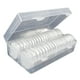 thumbnail image 1 of 50 Piezas Caja Organizadora de Medallas Base para Cápsulas Almacenador para Monedas Exhibidor Protector Material PP Transparente Adecuado para Ceremonias Regalos Empresas Exposiciones Oficinas, 1 of 6