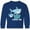 Royal Bue, variant on Inktastic My Great Aunt Loves Me with Cute Sharks Long Sleeve Youth T-Shirt