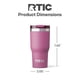 thumbnail image 5 of Vaso RTIC Essential con aislamiento de acero inoxidable, 500 ml, color orquídea, 5 of 6