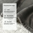 thumbnail image 4 of SUNNY HEAT Heated Electric Blanket Full Size 72"x84"Soft Flannel & Cotton, 10 Heating Levels & 1-12 Hours Auto Off, Light Grey, 4 of 6