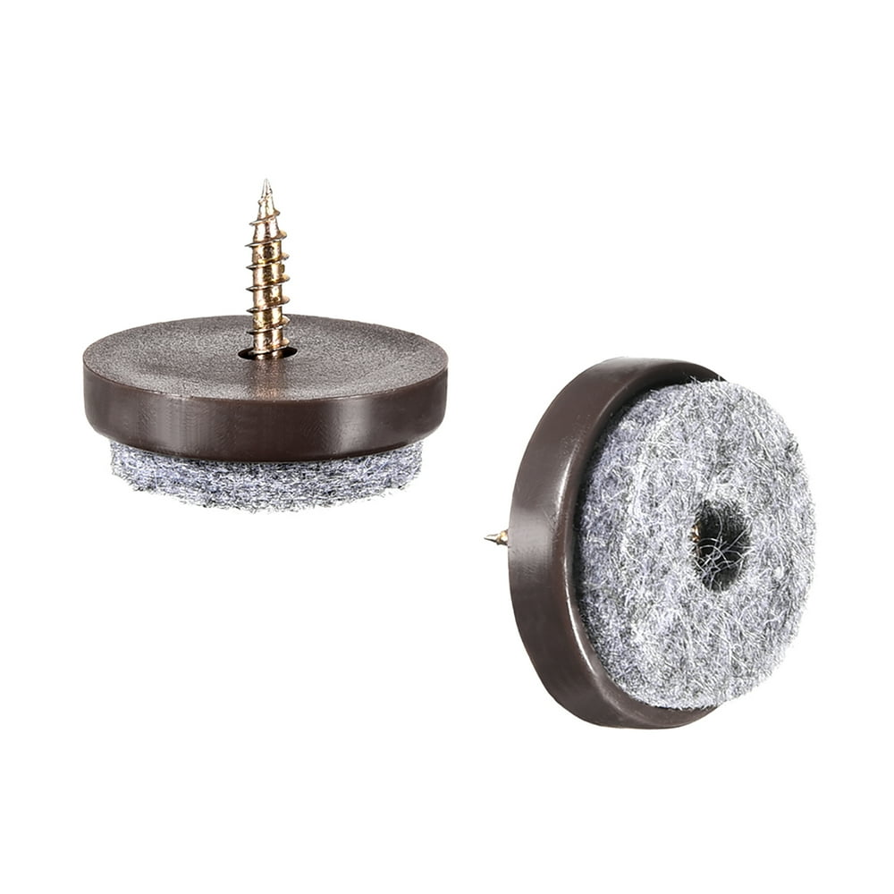 Furniture Feet Nail Protector Screw In 28mm Dia for Wooden Table Chair