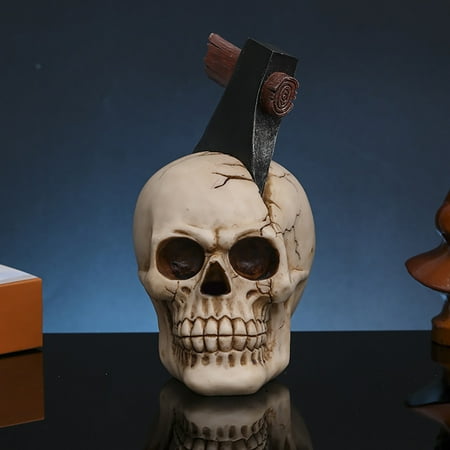 

Flowers Sculpture Human Head Skeleton Statue Collectible Decoration Home Design Soul Sculptural Ornament Exchange Ornament Pack Girls Ornament Christmas Ornament Elegant Crutches Ornament Christmas