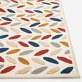 thumbnail image 2 of Loomaknoti Terrace Tropic Trenity 4' x 6' Floral Indoor/Outdoor Area Rug , Pink/White, 2 of 8