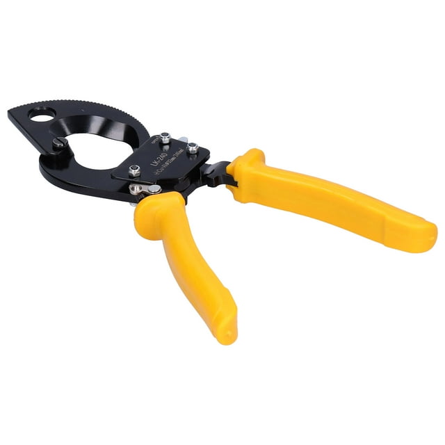 Cable Cutter, Hardness Ratchet Cable Cutter LK-240 Plastic Handle For Below 240mm² For Cable Cutting