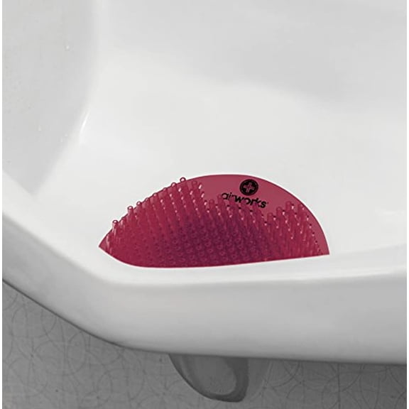 AirWorks WSFUS230 BX Awsfus230 Bx Splash Free Urinal Screen Orchard Spice Light 0 22 lb 8 Height 6 Width Burgundy Pack of 10