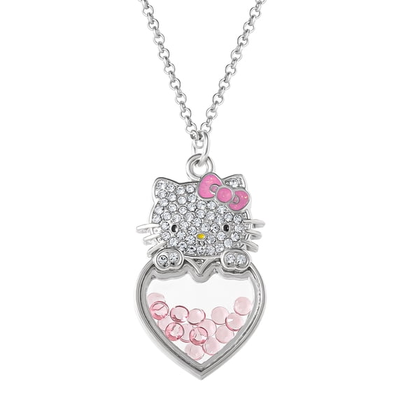 Sanrio Hello Kitty Cry Shaker Pendant Necklace with Adjustable Chain