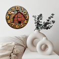 thumbnail image 6 of Rustic Barn Farmhouse Wall Clock Home Decor 10-Inch Silent Wooden Wall Clock, Battery Operated (AA Batteries Not Included), Artistic Home Decor, 6 of 7