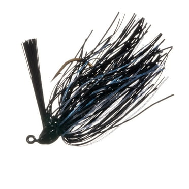 Arkie Lures Rattle Band Bass Jig, Size 1/2 oz., Black/Blue