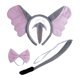 thumbnail image 2 of Conjunto de accesorios para disfraz de , tocados, accesorios para fiestas con temática de animales, nariz, pajarita para cumpleaños,, 2 of 9