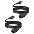 thumbnail image 1 of Cable de extensión DEWENWILS de 3 salidas, 3 m, interiores, 125 V, 13 A, paquete de 2, 1 of 7