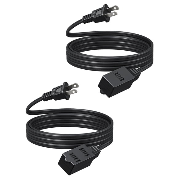 Cable de extensión DEWENWILS de 3 salidas, 3 m, interiores, 125 V, 13 A, paquete de 2