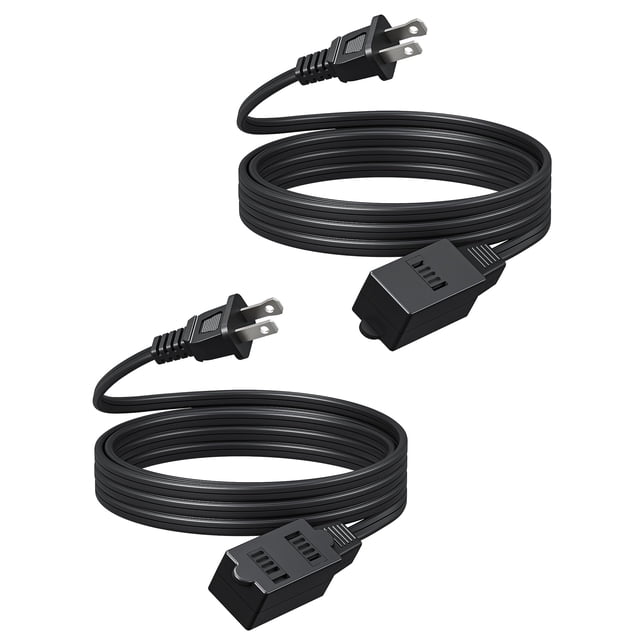 Cable de extensión DEWENWILS de 3 salidas, 3 m, interiores, 125 V, 13 A, paquete de 2