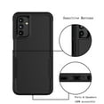 thumbnail image 4 of For Samsung Galaxy A13 4G Case ,Sturdy Phone Case for Galaxy 13 5G 6.5 inch ,Takfox Shockproof Protection Heavy Duty Armor Hard Plastic & Rubber Rugged Bumper 2-in-1 Case Cover ( Black ), 4 of 6
