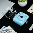 thumbnail image 5 of Fintie Fujifilm Instax Mini 11 Case - Crystal Hard PVC Protective Cover with Shoulder Strap (Cameras not included), 5 of 8