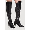 thumbnail image 2 of Women's Over The Knee Almond Toe Block Heel Boots, 2 of 3