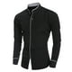 thumbnail image 1 of Camisa de blusa superior de manga larga ajustada informal con personalidad a la moda para hombre Pompotops  oipoqjl27314, 1 of 2