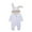 White, variant on Toddler Girl Easter Outfit Toddler Boy Bunny Outfit with Zipper Cute Bunny Outfit Easter Clothes