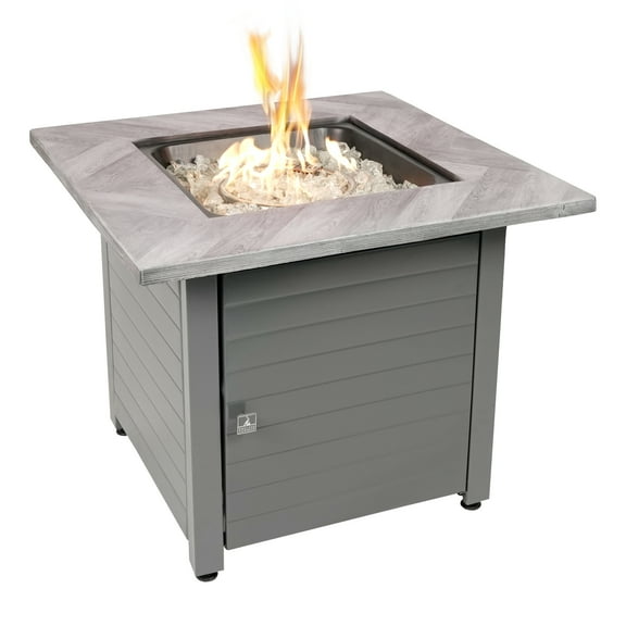 Endless Summer - The Francesca 30 Inch Square Gas Fire Table