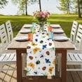 thumbnail image 4 of Table Runners 72 Inches Long Dress Scarves, Spring Butterfly Dragonfly Farmhouse Kitchen/Dining Table Runner, Coffee Tablerunners, Farmhouse Botanical Floral 16x72 Inch, 4 of 9