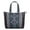 Black Geometric Striped-2, variant on Black Geometric Striped Pattern with Hearts Travel Tote Bags for Women Carry On,Large Weekender Bags for Women Travel,Multi Functional Duffle Bag for Work,Shopping,Sports