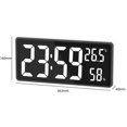 thumbnail image 3 of Compatible Withled Digital Wall Clock, Large Digits Display,indoor Office White, 3 of 4
