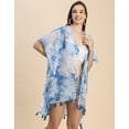 thumbnail image 3 of Moomaya Kimono Sleeves V Neck Regular Shrug - Women's Casual Printed Shrug, 3 of 8